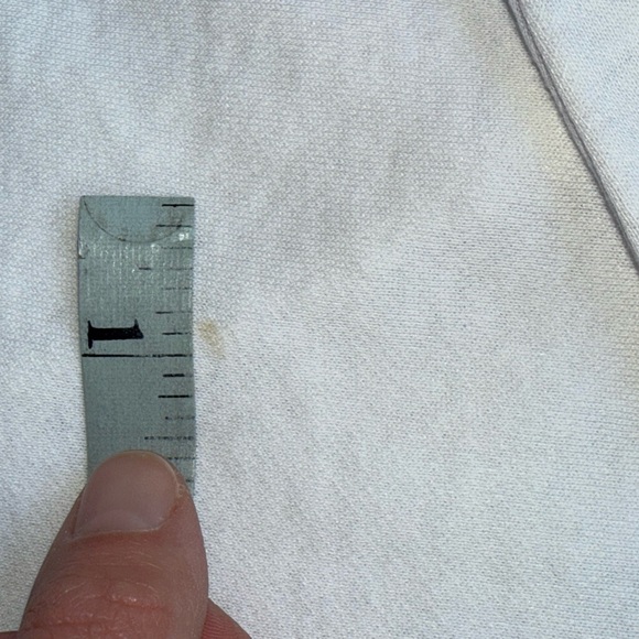 Nike White Hoodie with Black Embroidered Logo Men’s M Good Condition with Hole - Picture 11 of 11